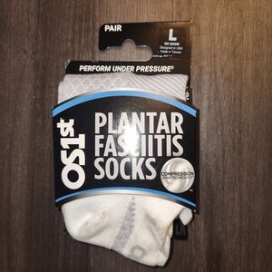 White Plantar Fasciitis Socks
